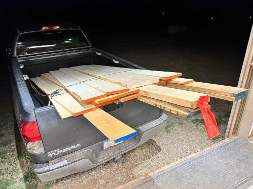 Wood Load in my truck