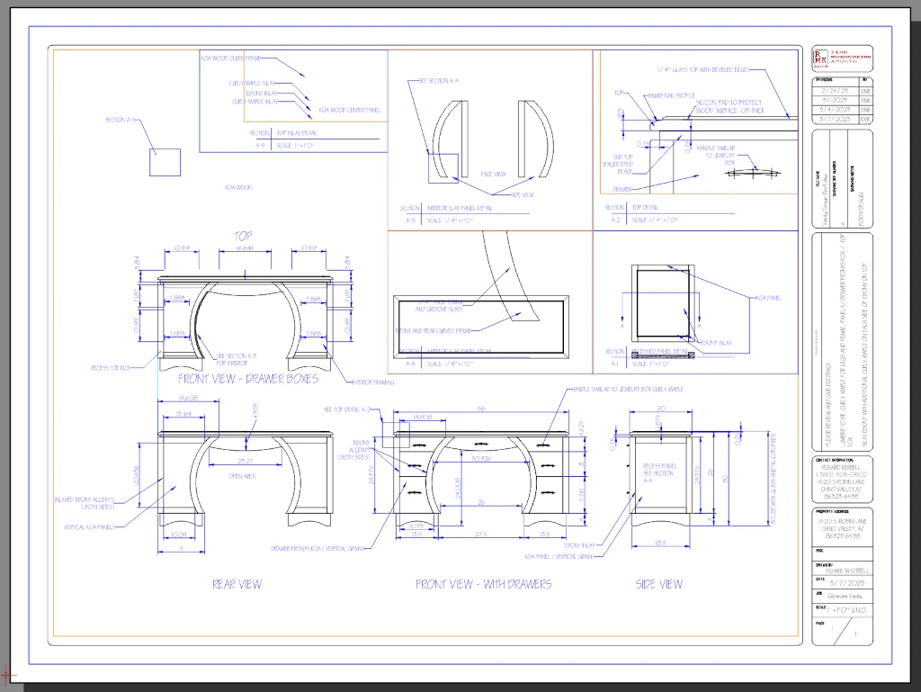 Crafting a Makeup Vanity – A Challenging Build